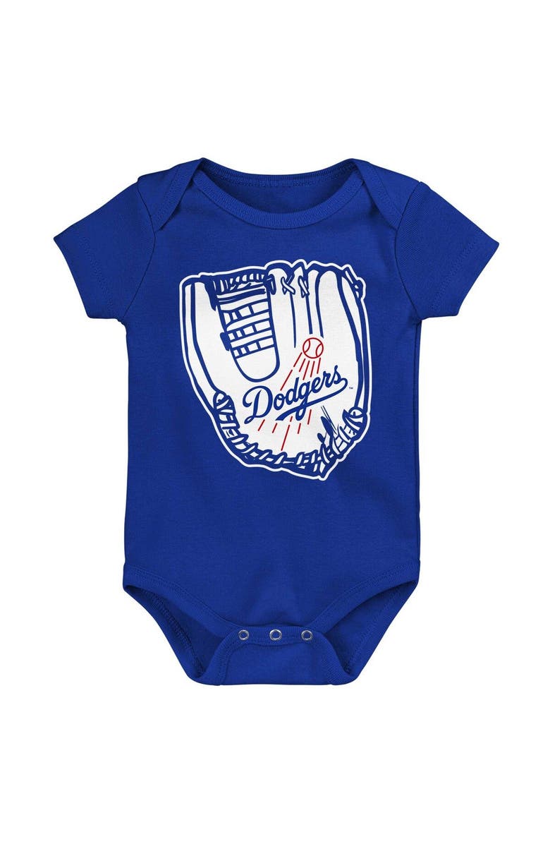 Outerstuff Infant Royal/White/White Los Angeles Dodgers Minor League Player Three-Pack Bodysuit Set, Alternate, color, 