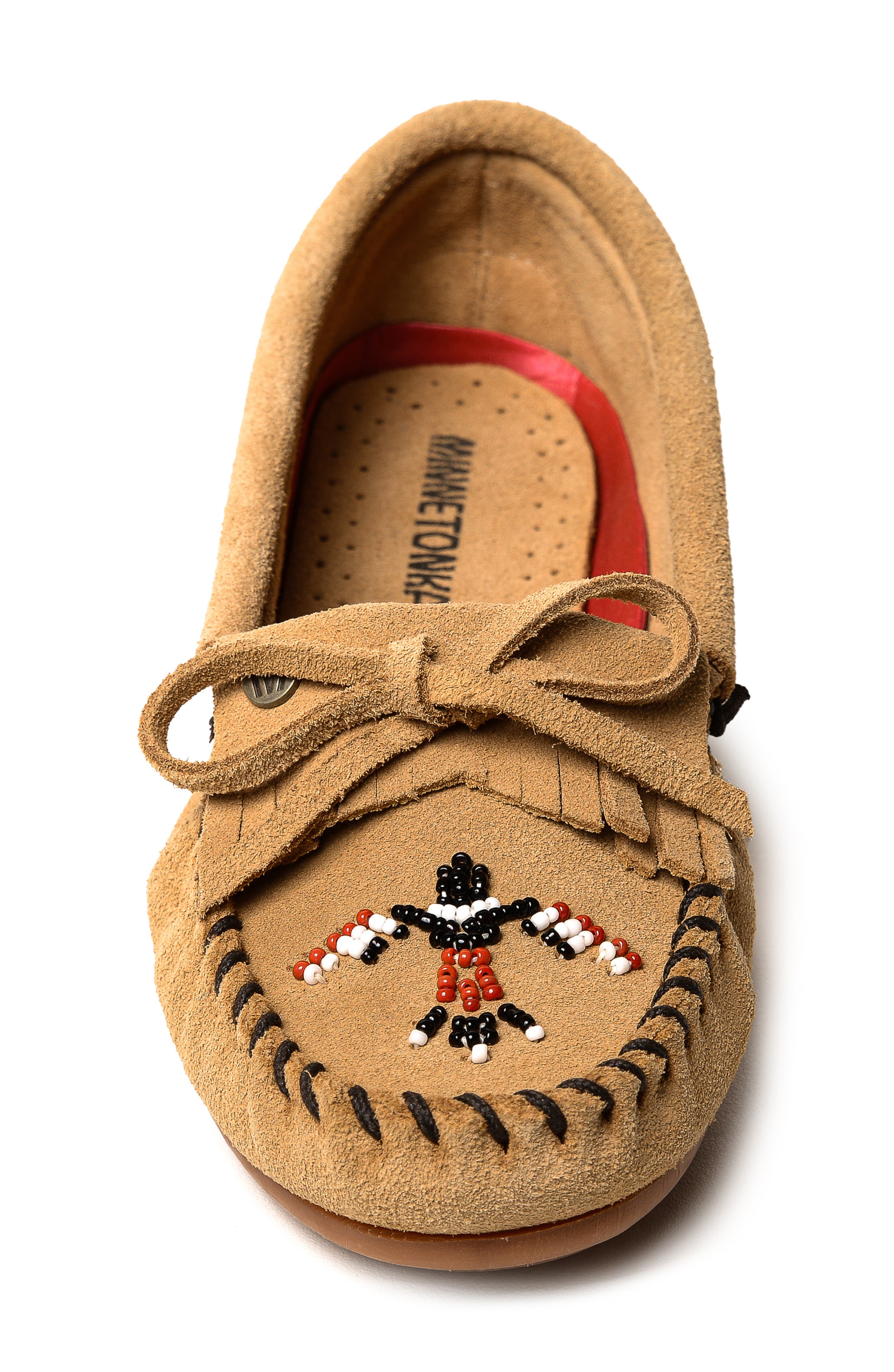 x Lucie Skjefte Thunderbird 'Animikii' Slipper, Alternate, color, TAUPE