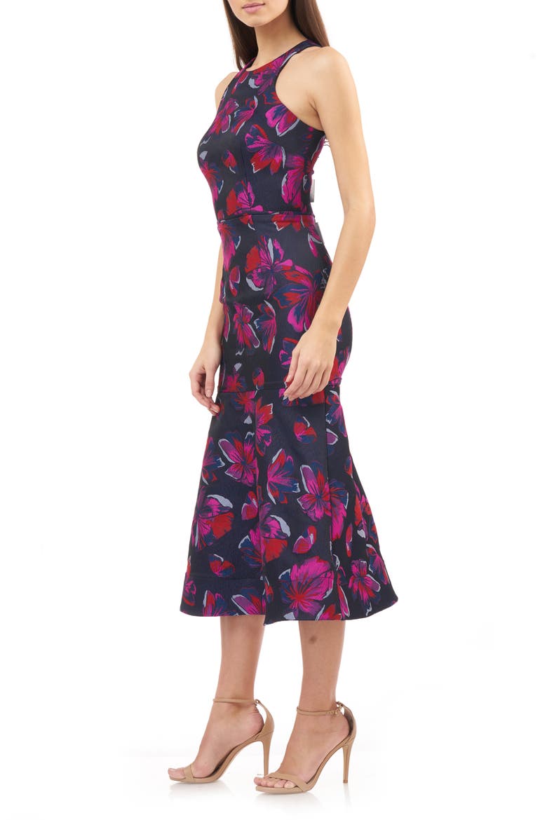 Halter Dress, Alternate, color, NAVY FUSCHIA
