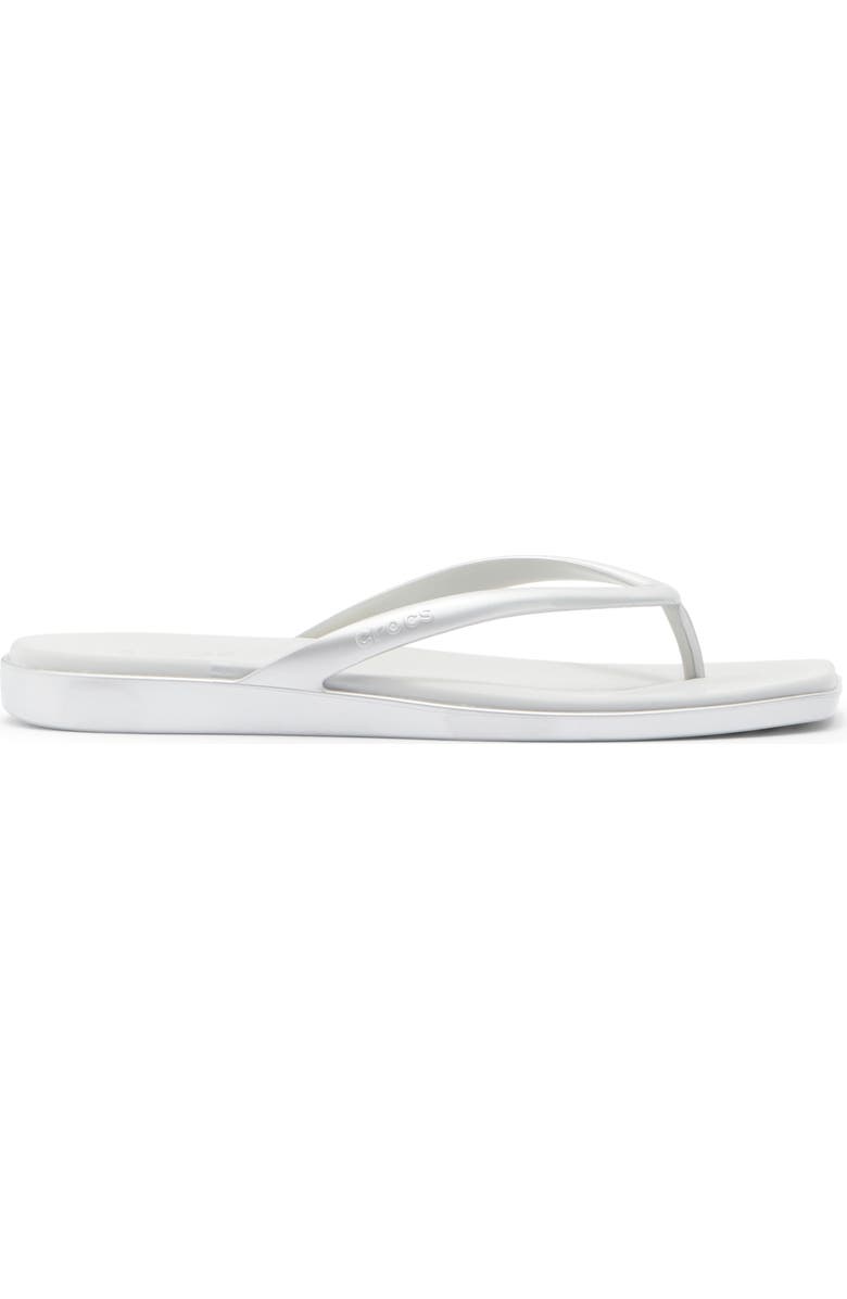 CROCS Miami Thong Flip Flop, Alternate, color, Silver