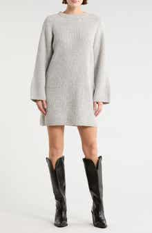 Lush Long Sleeve Sweater Dress