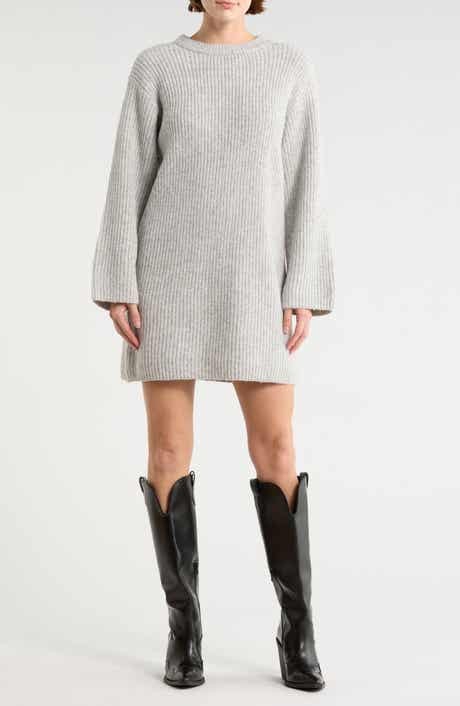 Lush Long Sleeve Sweater Dress