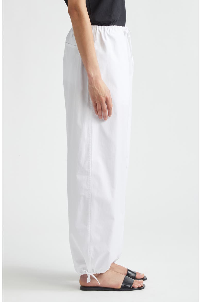 Organic Cotton Drawstring Trousers, Alternate, color, WHITE