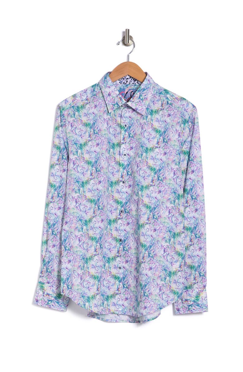 Robert Graham Faywood Long Sleeve Woven Shirt, Alternate, color, 
