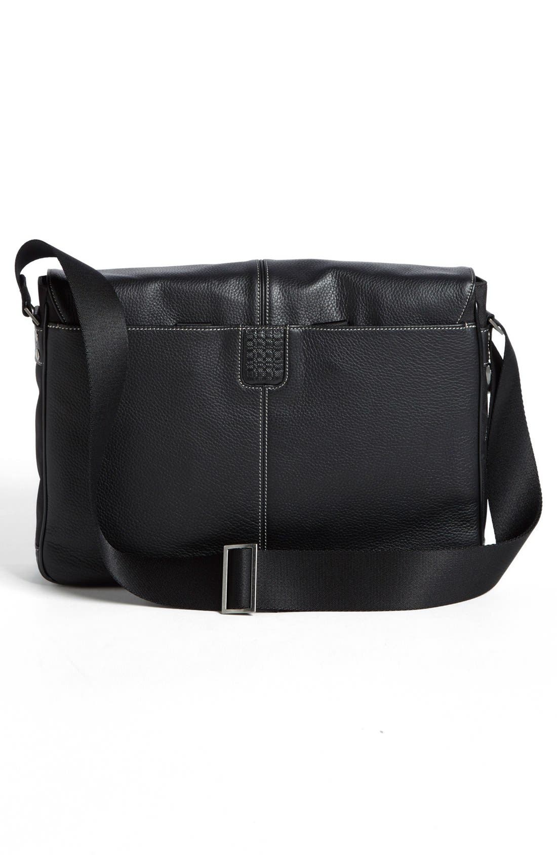 BOCONI Tyler Slim Leather Laptop Messenger Bag, Alternate, color, 