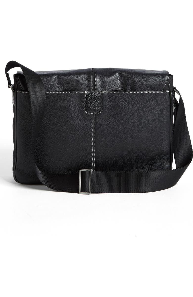 BOCONI Tyler Slim Leather Laptop Messenger Bag, Alternate, color,