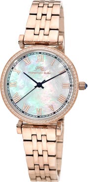 PORSAMO BLEU Emma Mother-of-Pearl Dial Bracelet Watch