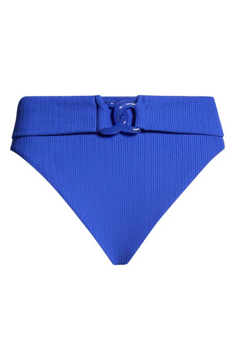 Rib High Waist Bikini Bottoms