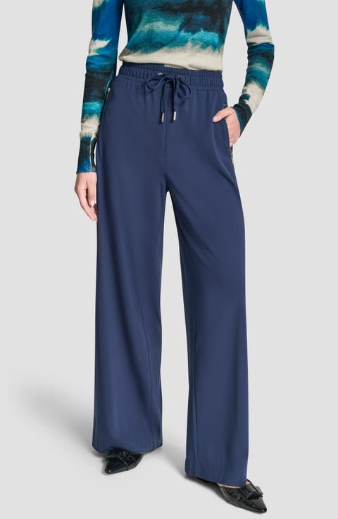 Bank St Wide Leg Pull-On Pants
