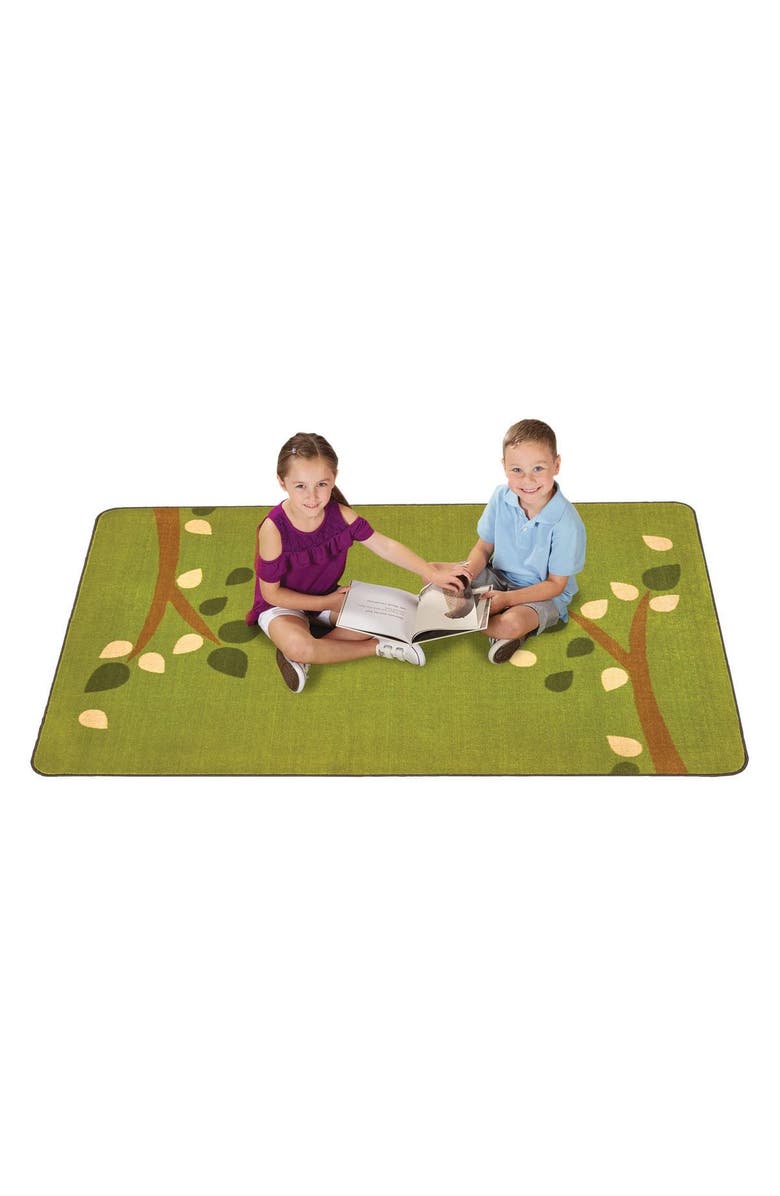 Kaplan Early Learning Company Branching Out Carpet, Alternate, color, Green