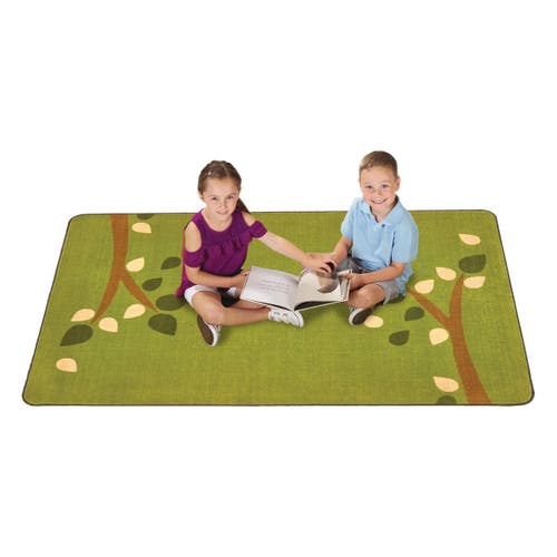 Kaplan Early Learning Company Branching Out Carpet In Green
