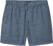 John Varvatos Daryl Linen Blend Drawstring Shorts