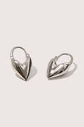 Otiumberg Roscida Heart Hoop Earrings