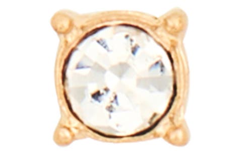 Nordstrom Rack Set Of 6 Crystal Stud Hoop & Drop Earrings In Gold