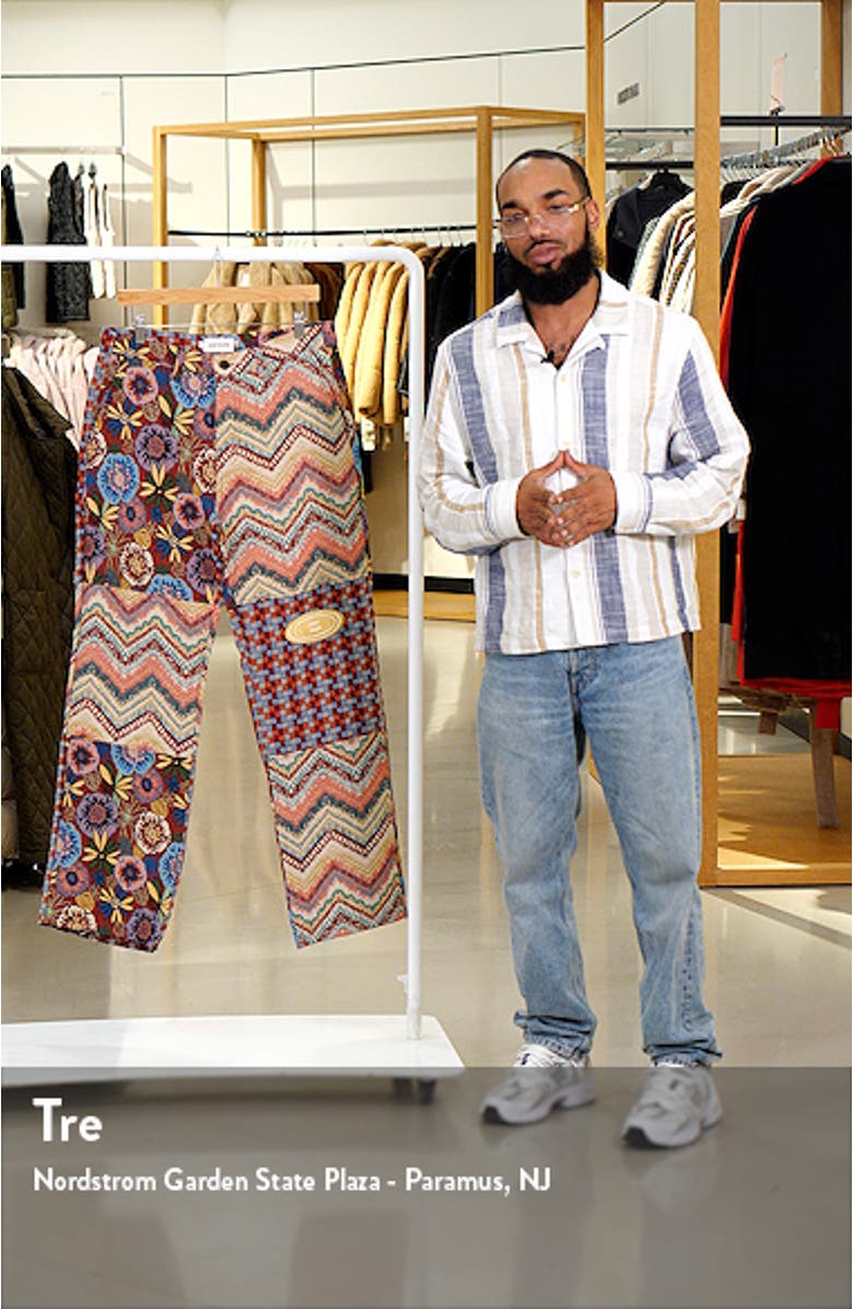 Tapestry Sounds Patchwork Flat Front Pants, sales video thumbnail