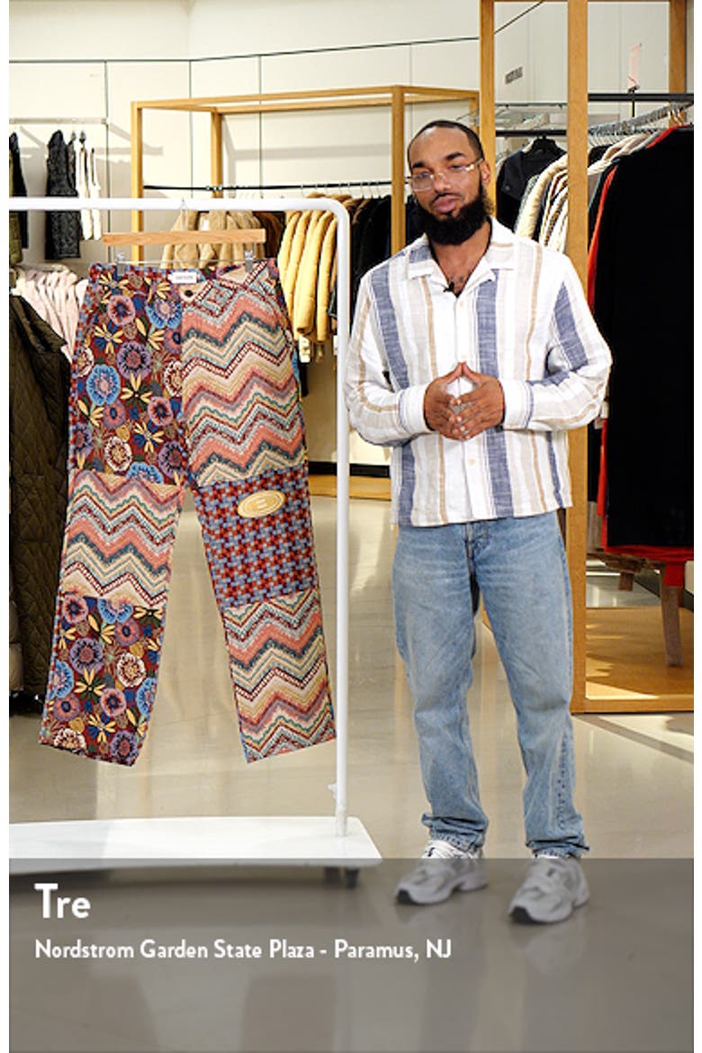 Tapestry Sounds Patchwork Flat Front Pants video