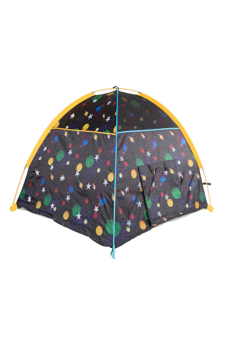 Pacific Play Tents Glow in the Dark Galaxy Dome Tent, Alternate, color, Black