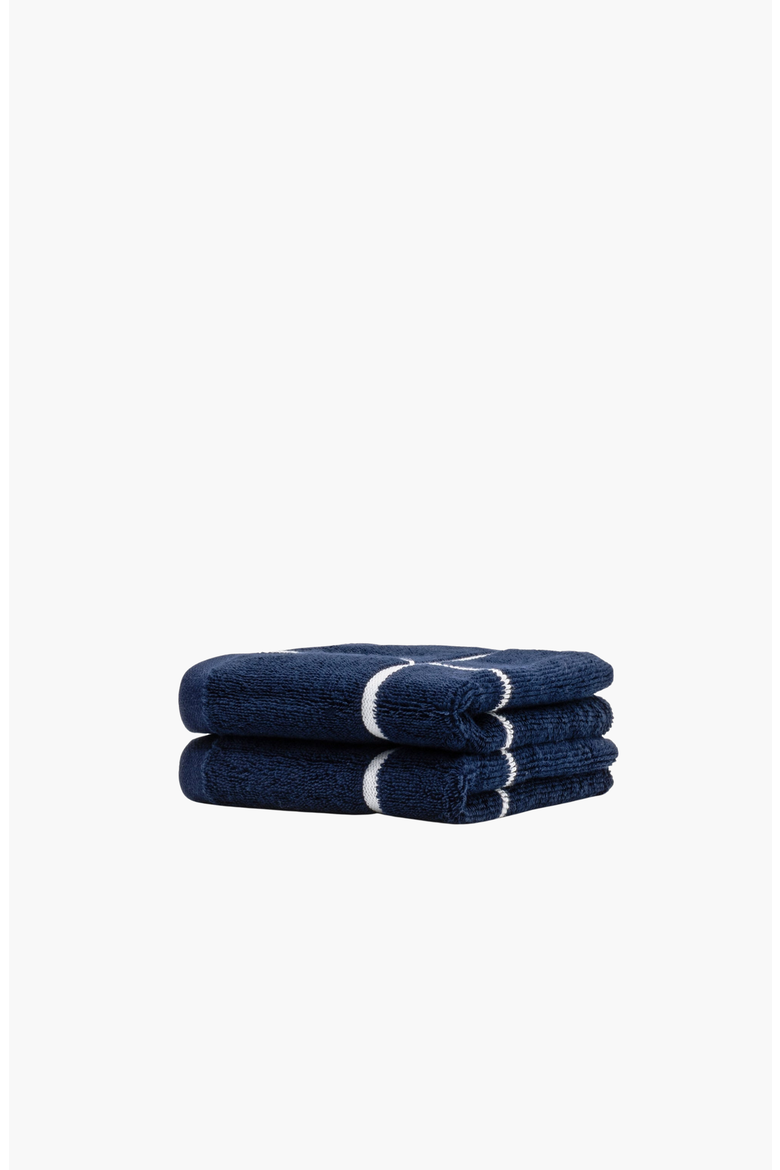 Miramar 2-Piece Washcloth Set, Alternate, color, Navy & White