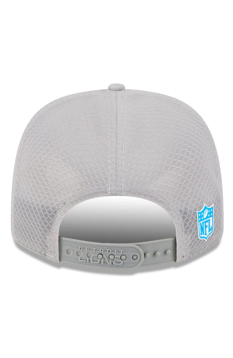 New Era Men's New Era Gray Detroit Lions 2025 Sideline  9SEVENTY Adjustable Trucker Hat, Alternate, color, 