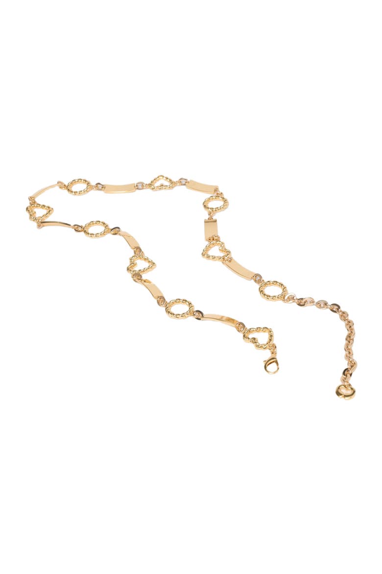 Twisted gold chain belt, Alternate, color, Gold