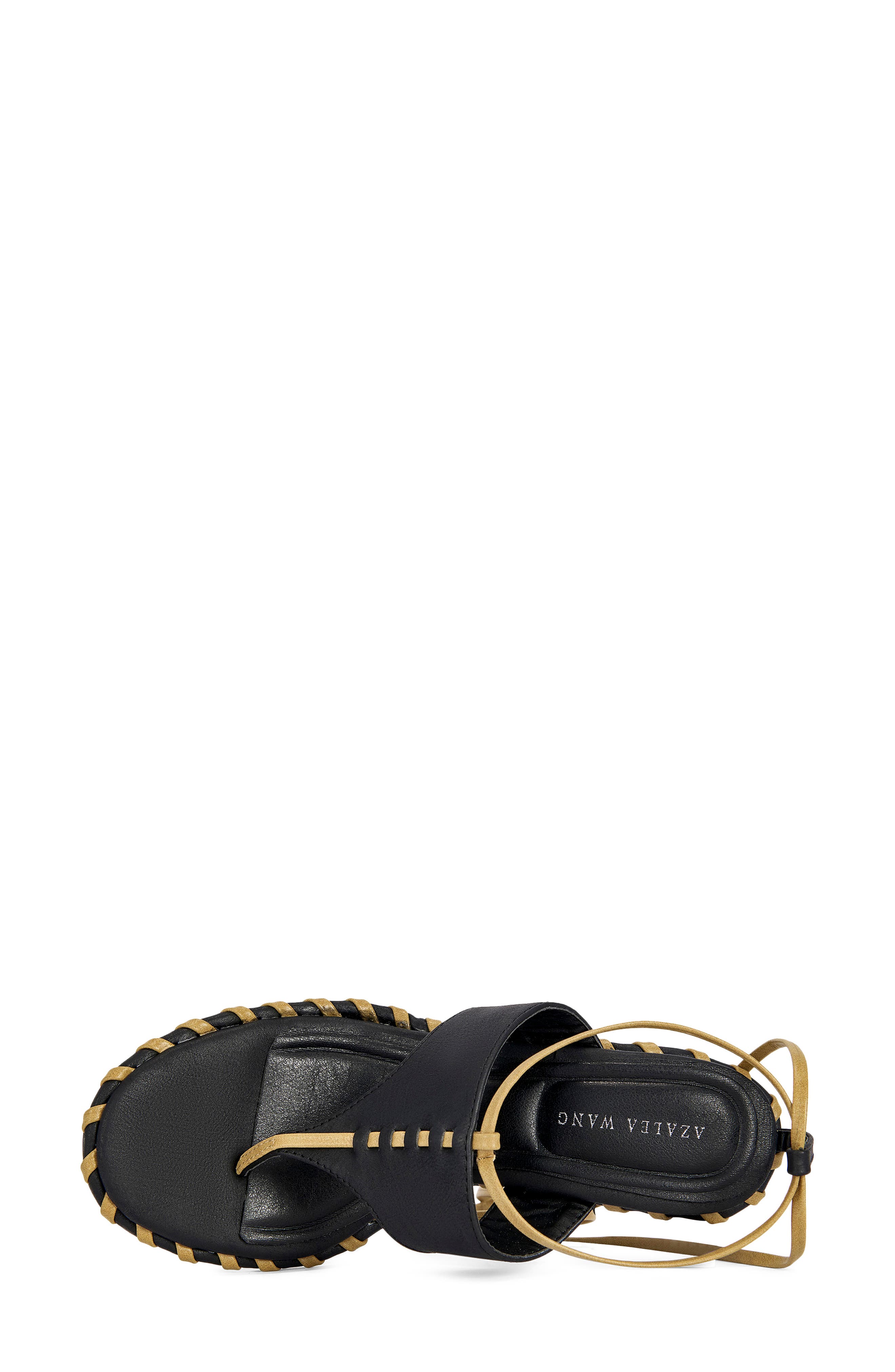 Atmos Strappy Sandal, Alternate, color, BLACK