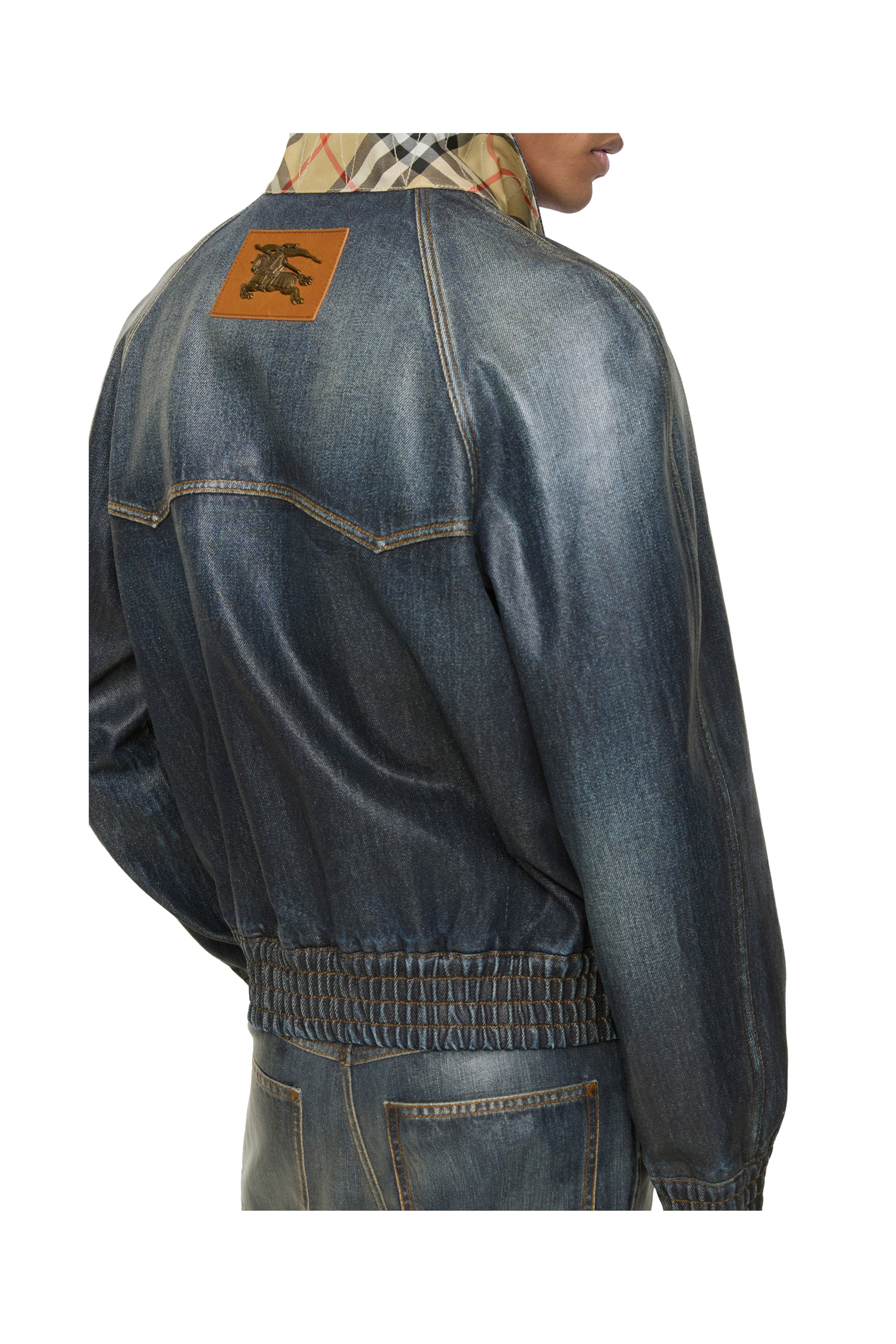 Burberry Coated Denim Jacket (Men) | Nordstrom