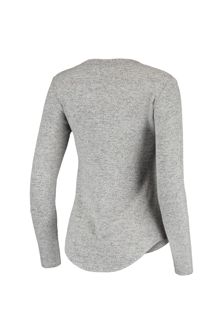 Women's Concepts Sport Heathered Gray Washington Nationals Tri-Blend Long Sleeve T-Shirt, Alternate, color, Gray