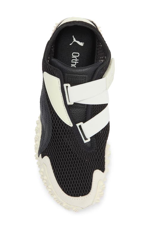 Puma Black & Gray Mostro Mesh Sneakers