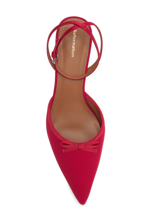 Reformation Wade Kitten Heel Pump