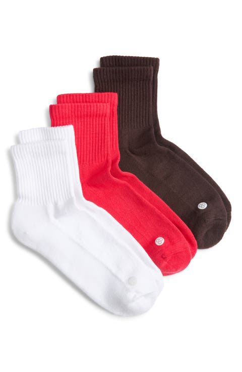 Assorted 3-Pack Half Crew Socks