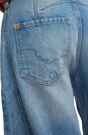 Good Luck Mid Rise Barrel Leg Jeans