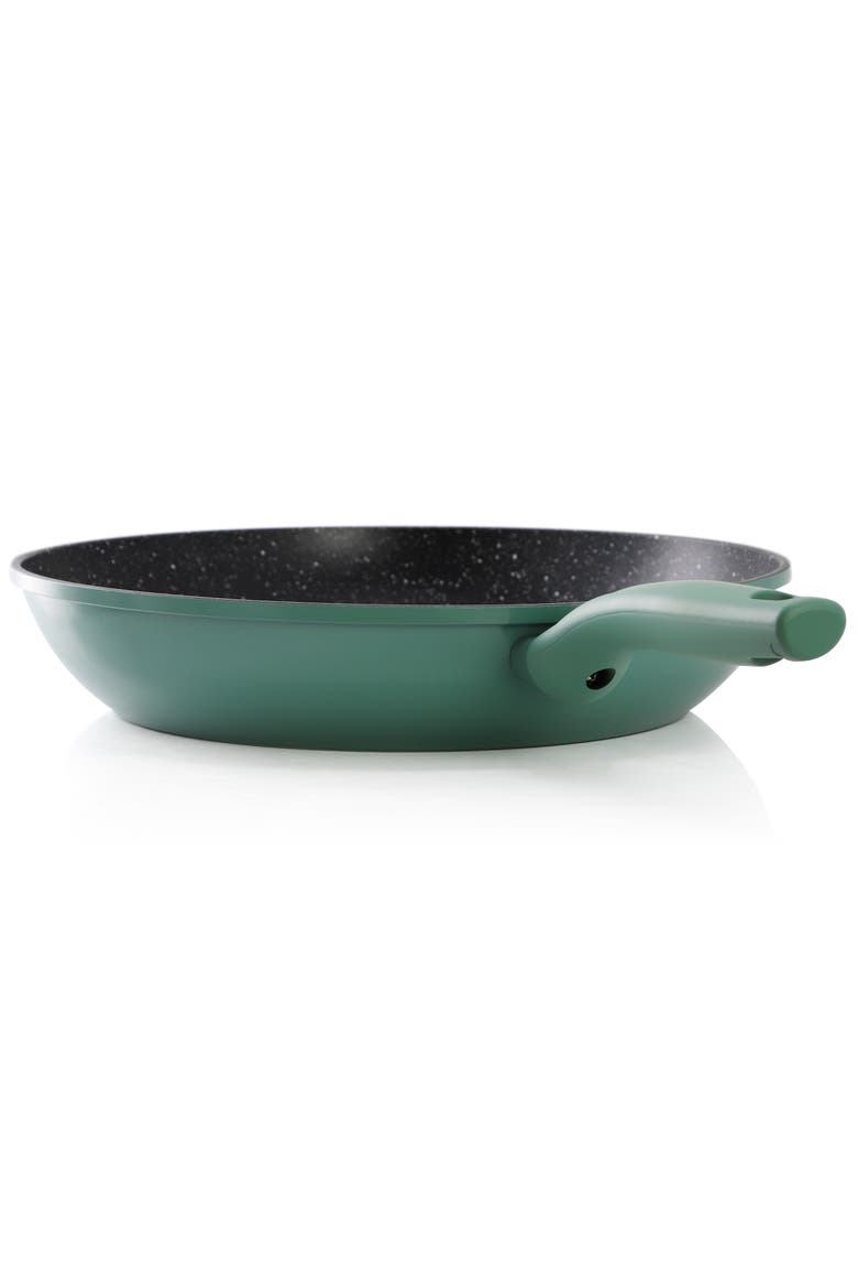 Barnsdall 12in Nonstick Aluminum Frying Pan in Green, Alternate, color, Green