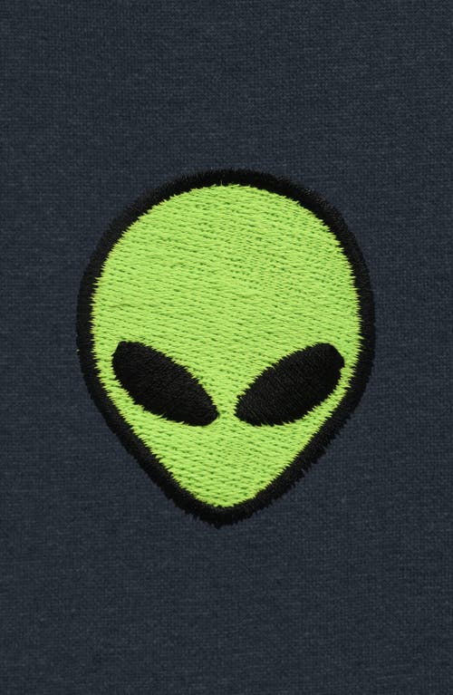 Dalix Mens Alien Midweight Fleece Short In Blue