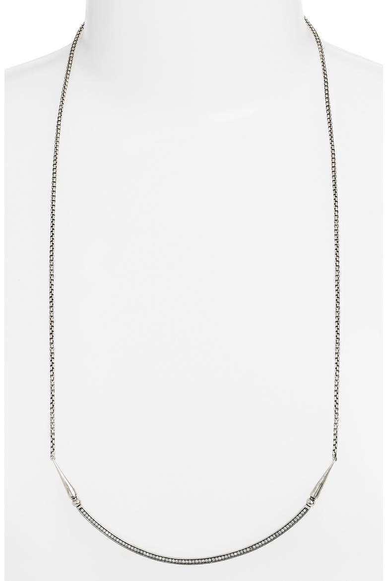 'Scottie' Pendant Necklace, Alternate, color, SILVER
