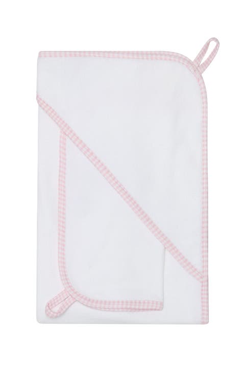 Pink Gingham Towel - Baby
