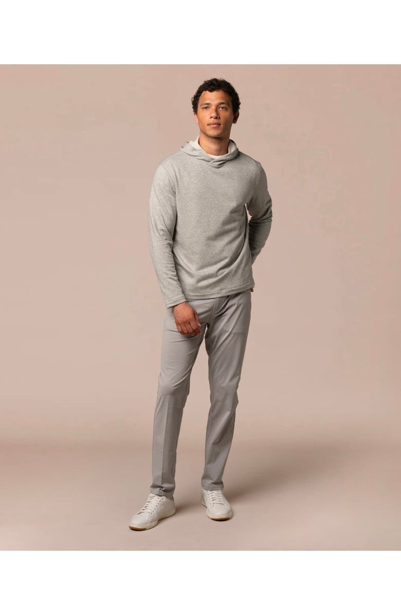 ASHWORTH GOLF Terry Twillback Hoodie, Alternate, color, Grey Heather