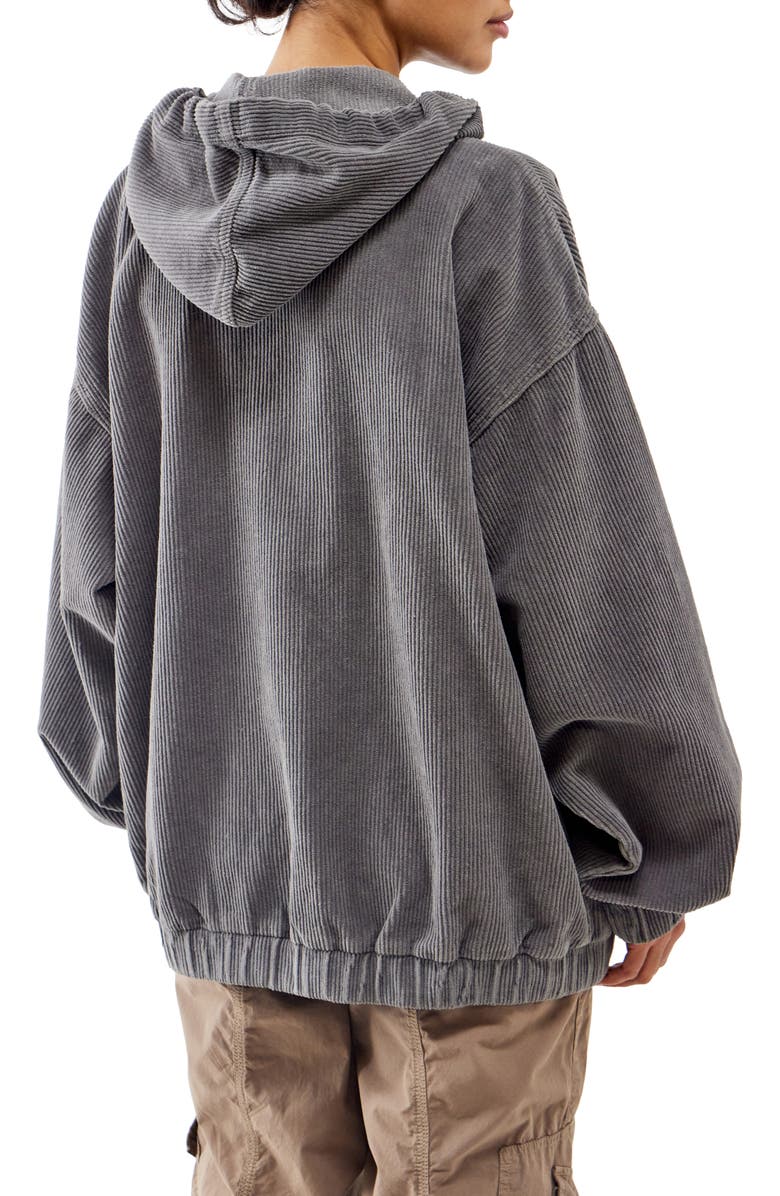 BDG Urban Outfitters Hooded Cotton Corduroy Jacket, Alternate, color, 