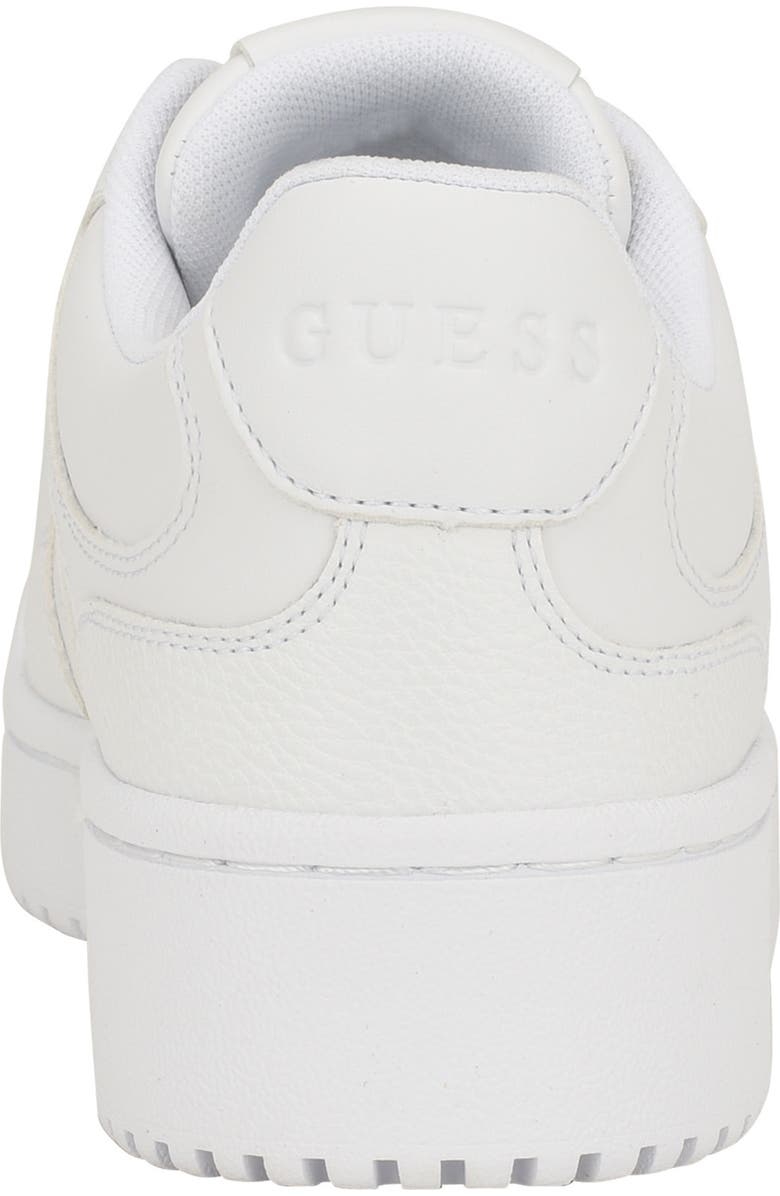 GUESS Miram Platform Sneaker, Alternate, color, White 140