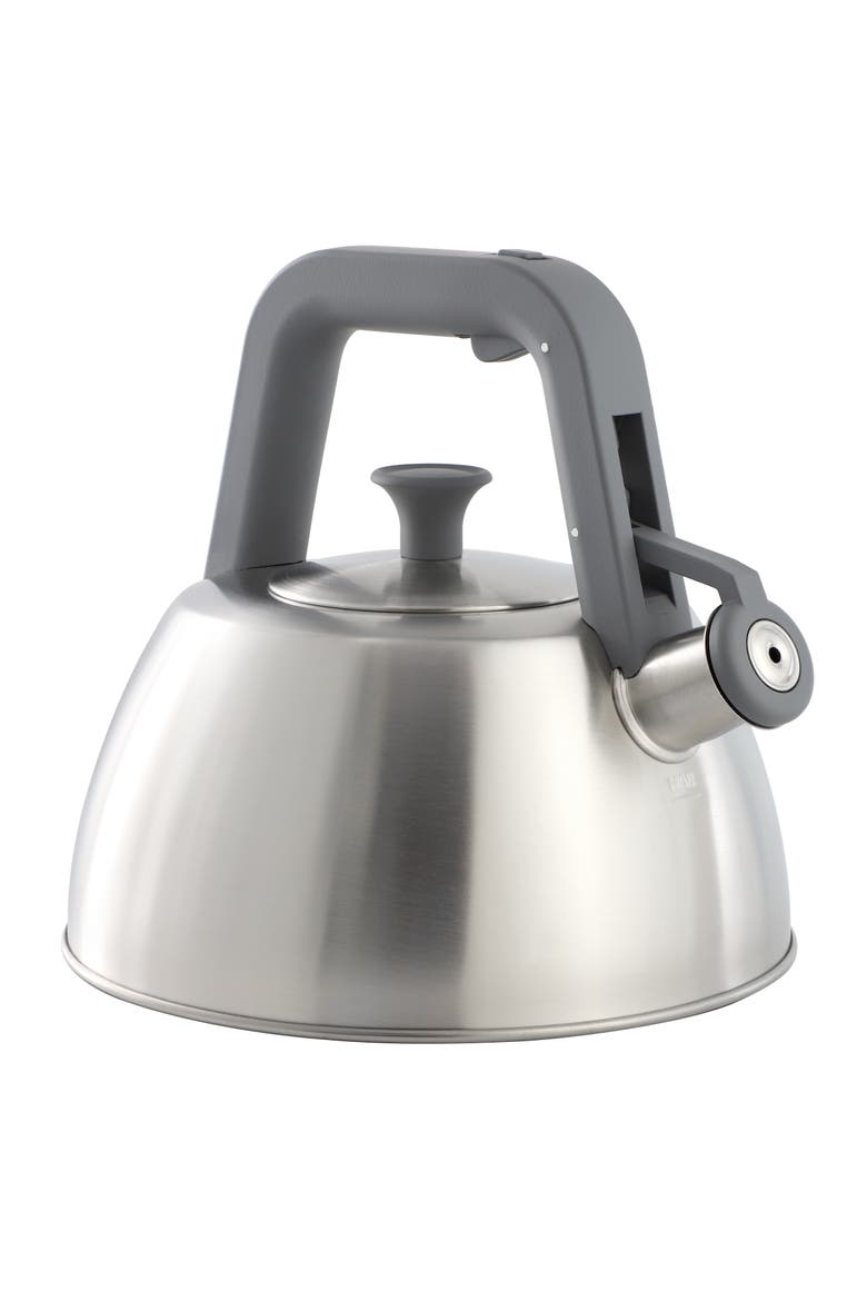 Beauford 2.8 Quart Stainless Steel Whistling Tea Kettle, Main, color, Silver