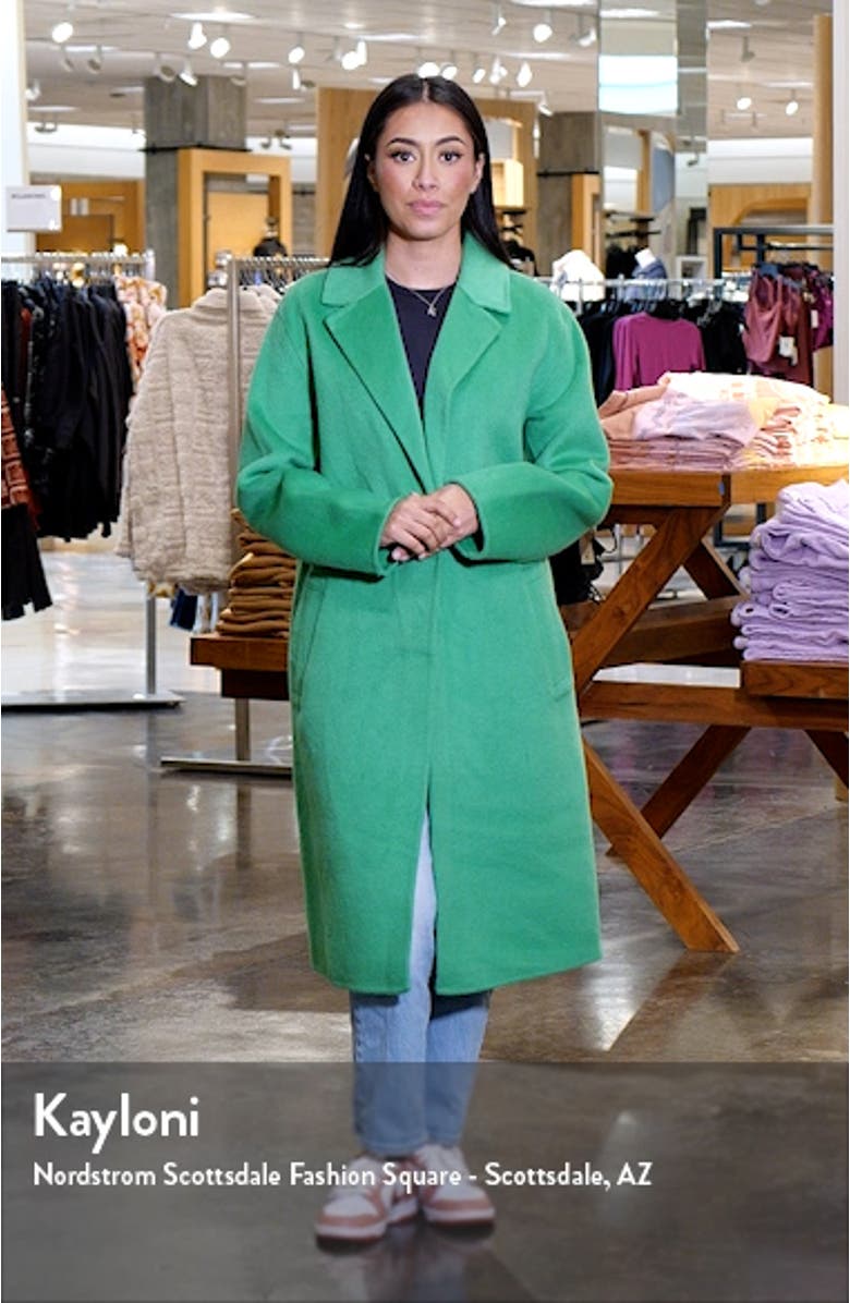 Lore Wool Blend Coat, sales video thumbnail