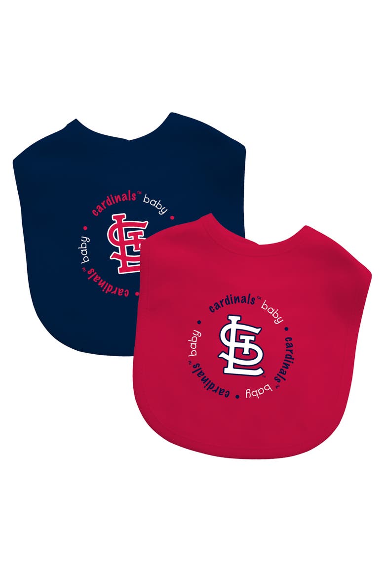 St. Louis Cardinals - Baby Bibs 2-Pack, Main, color, Red