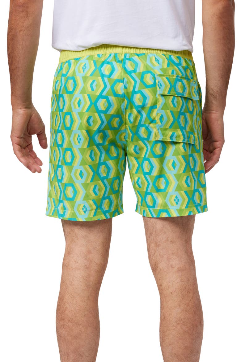 Apple Valley Swim Trunks, Alternate, color, LIMEADE