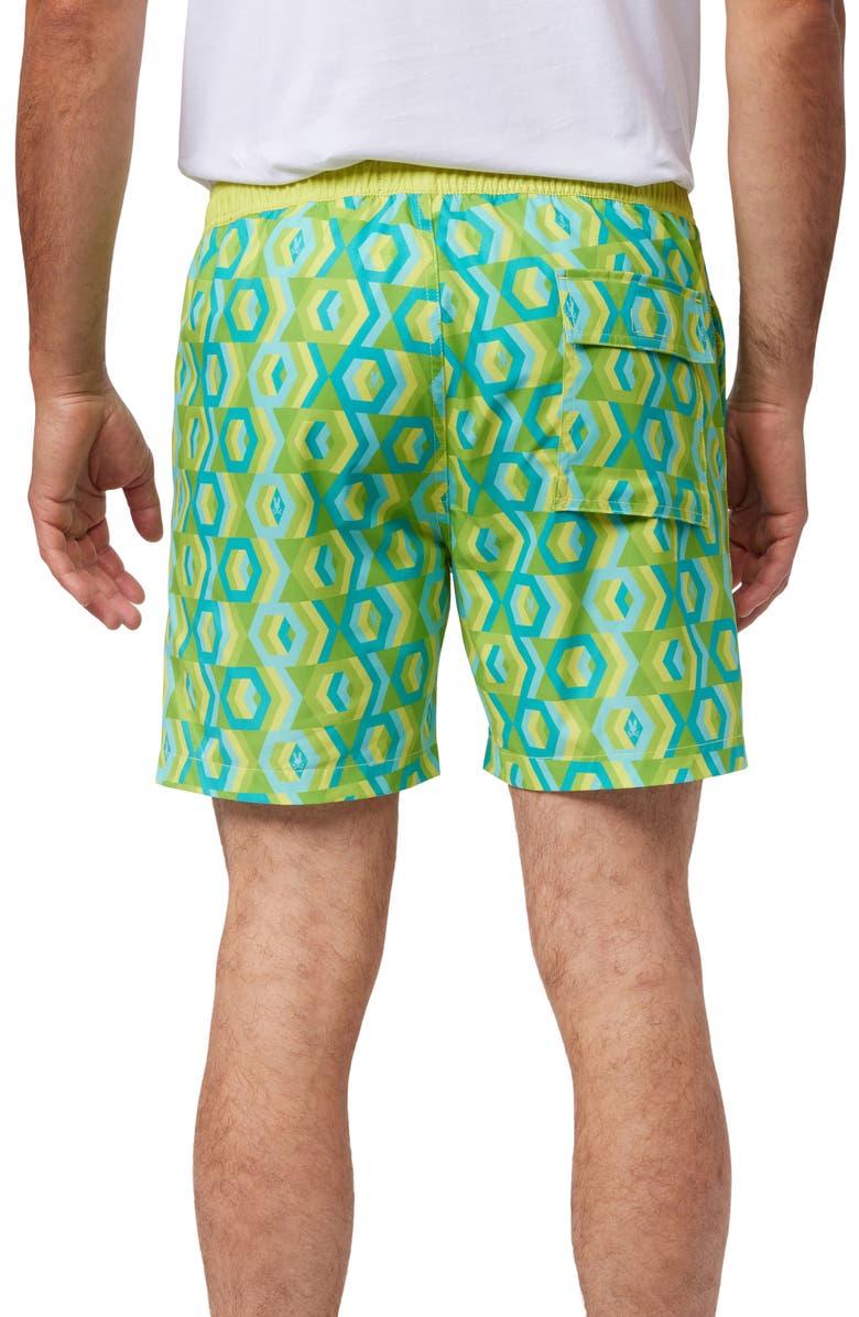 Psycho Bunny Apple Valley Swim Trunks, Alternate, color, 