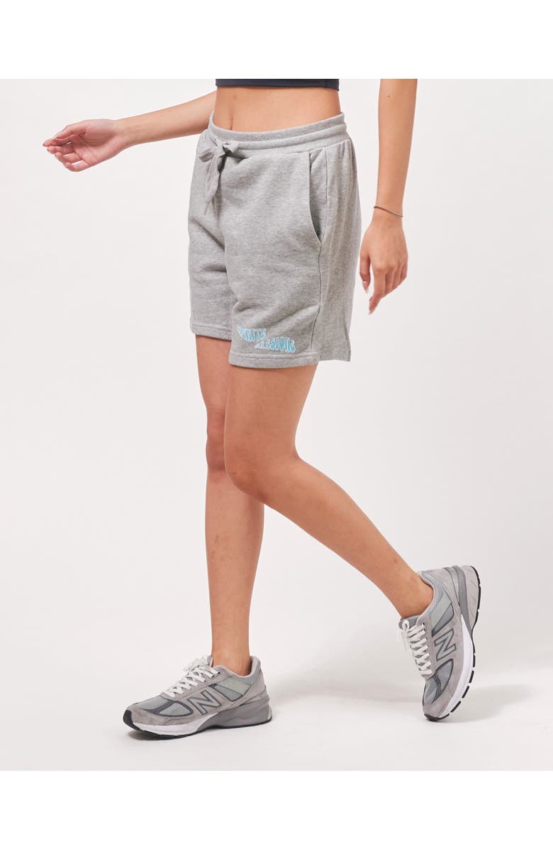 Rebody Active Infinite Passions Sweatshorts, Main, color, Heather Grey/Blue