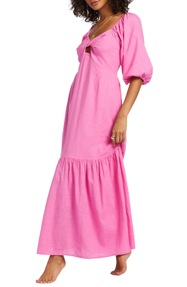 Billabong Paradise Cove Cotton Maxi Dress, Alternate, color, 