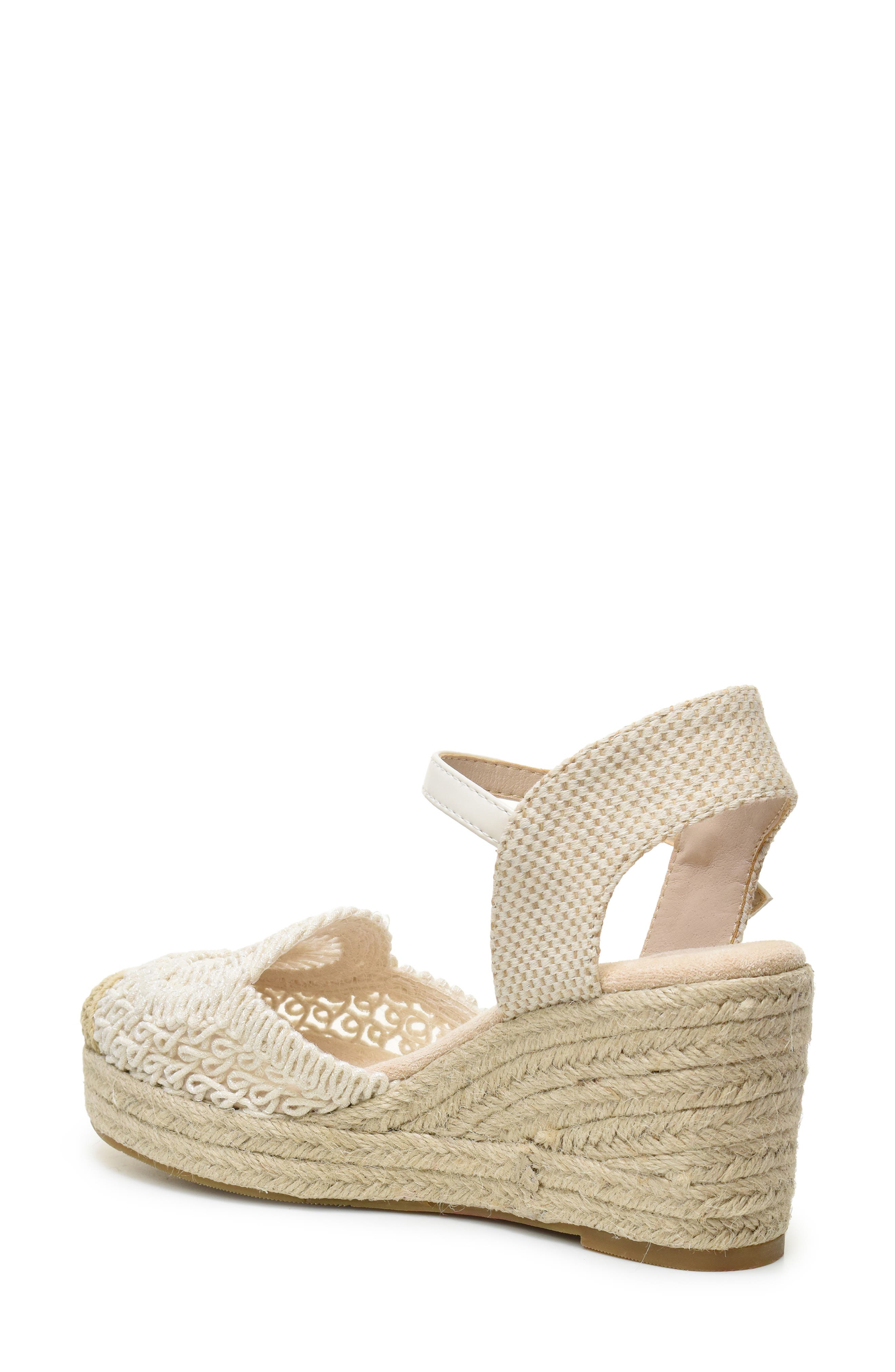 Catherine Catherine Malandrino Laboh Platform Wedge Espadrille Sandal, Alternate, color, 