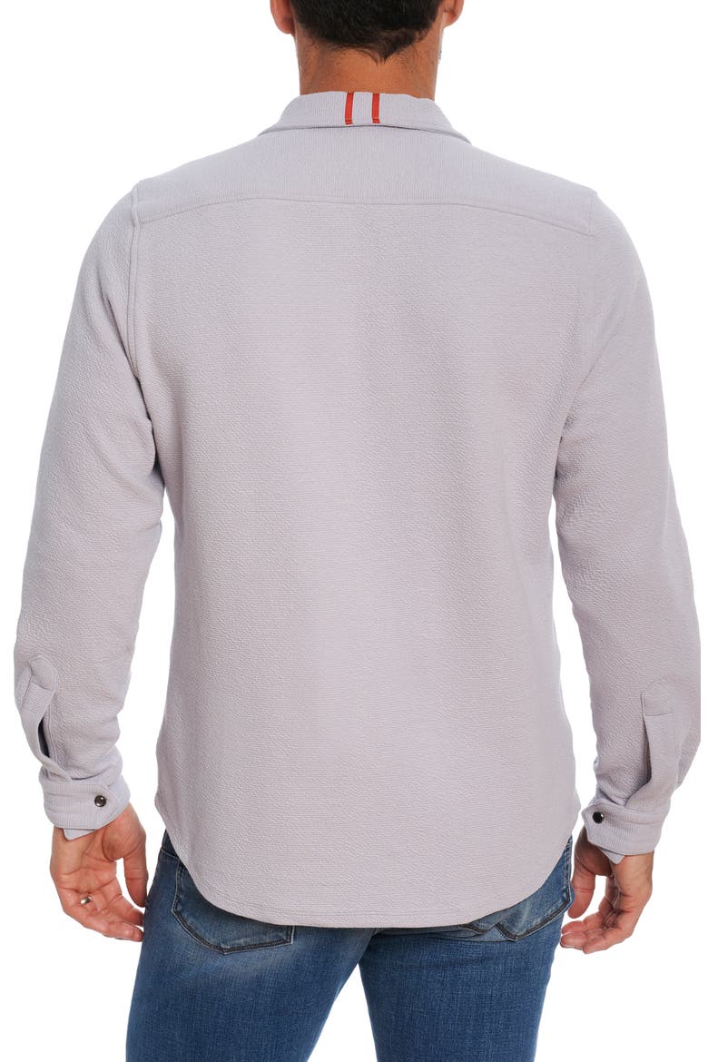 Roebuck Knit Shirt Jacket, Alternate, color, LIGHT GREY