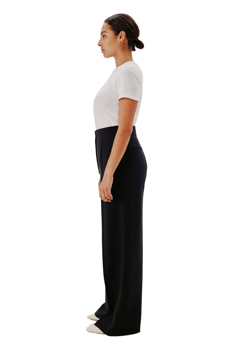 DOPPIO WIDE LEG PANT, Alternate, color, BLACK