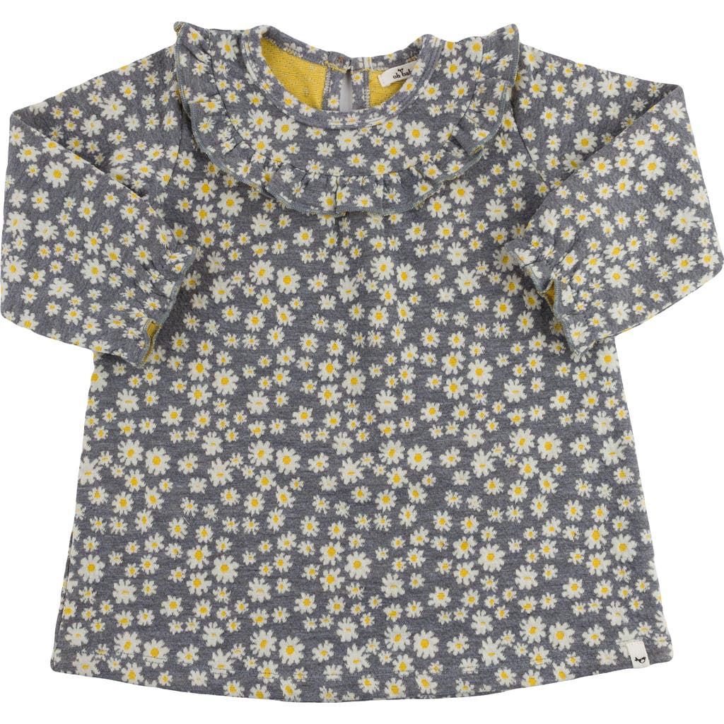 Oh Baby! Brand Pucker Mini Daisies Cora Dress-toddler, Little Kid In Blue
