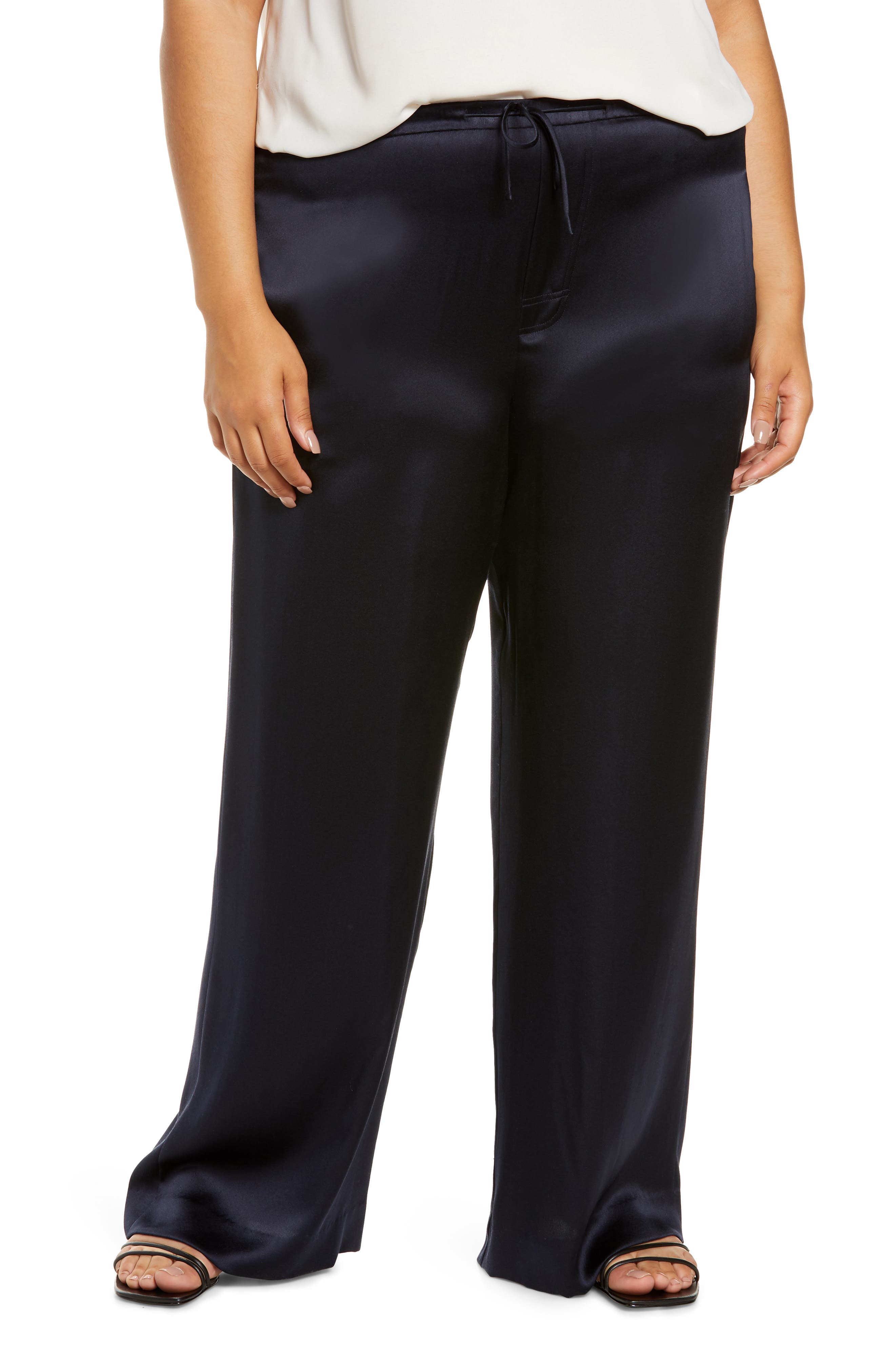 Vince Silk Drawstring Pants